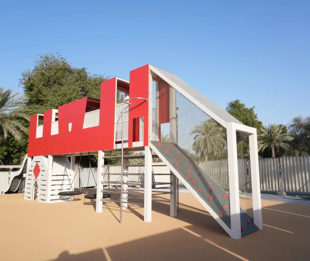 Dubai Culture and Arts Authority in Partnership with Tashkeel: Playground at Mushrif Park – Ilaab by Ibraheem Zaki