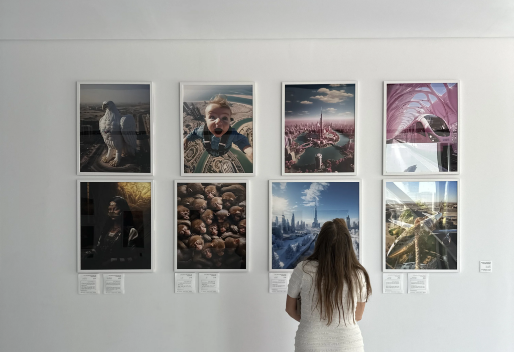 Dubai Future Foundation – Ai Art Exhibition curation at Museum of the Future – 2023