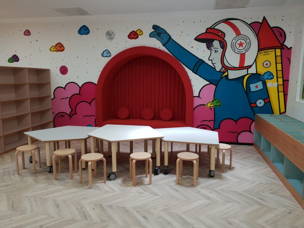 A World of Discovery – Mural by Myneandyours – Latifa School for girls