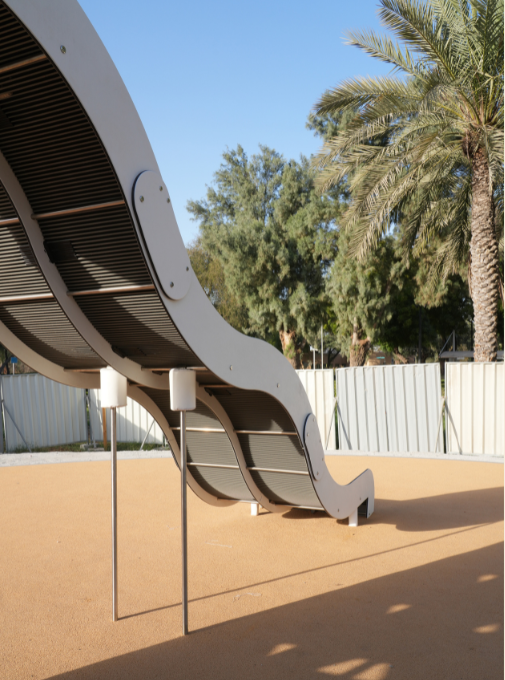 Dubai Culture and Arts Authority in Partnership with Tashkeel: Playground at Mushrif Park – Ilaab by Ibraheem Zaki