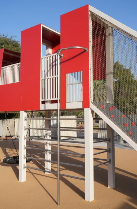 Dubai Culture and Arts Authority in Partnership with Tashkeel: Playground at Mushrif Park – Ilaab by Ibraheem Zaki