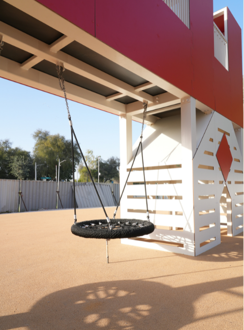 Dubai Culture and Arts Authority in Partnership with Tashkeel: Playground at Mushrif Park – Ilaab by Ibraheem Zaki